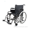 cadeira de rodas de transporte manual ortopédica dobrável de alumínio